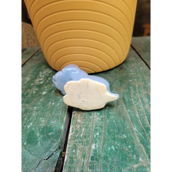 Vintage Hound Dog Planter, Small Blue Succulent Planter - Picture 5 of 5